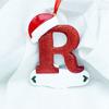 Beautifully Handpainted Crafted Resin Christmas Ornaments With 26 Alphabet Letters A To Z For Decor Stylish