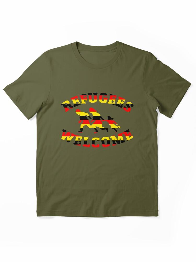 Crysis Refugees Welcome Germany Flag Colors Essential T-Shirt