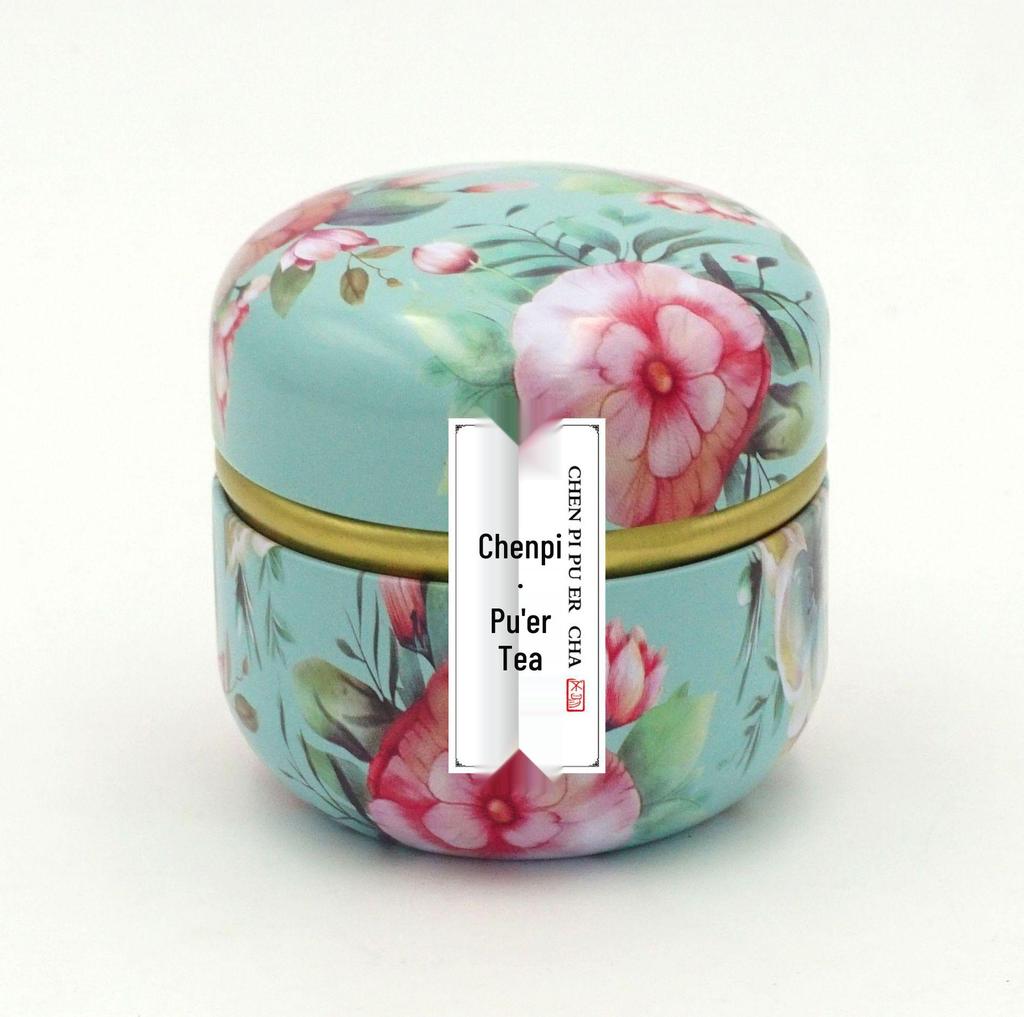 Goddess Festival Gift Box: Peach Osmanthus Oolong & Rose Black Tea in Small Iron Cans