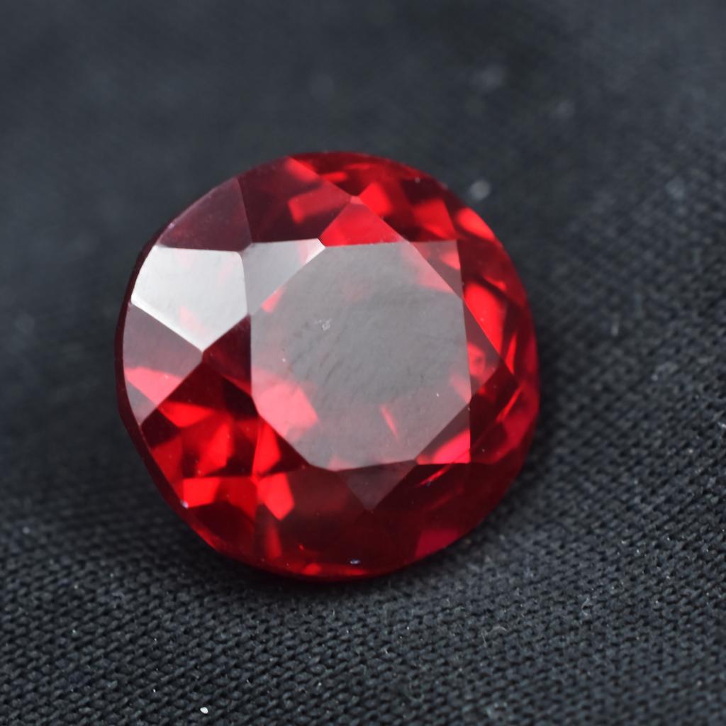 Natural Stunning Red Ruby Amazing Round  Cut 15.00 Ct CERTIFIED Loose Gemstone AR-984