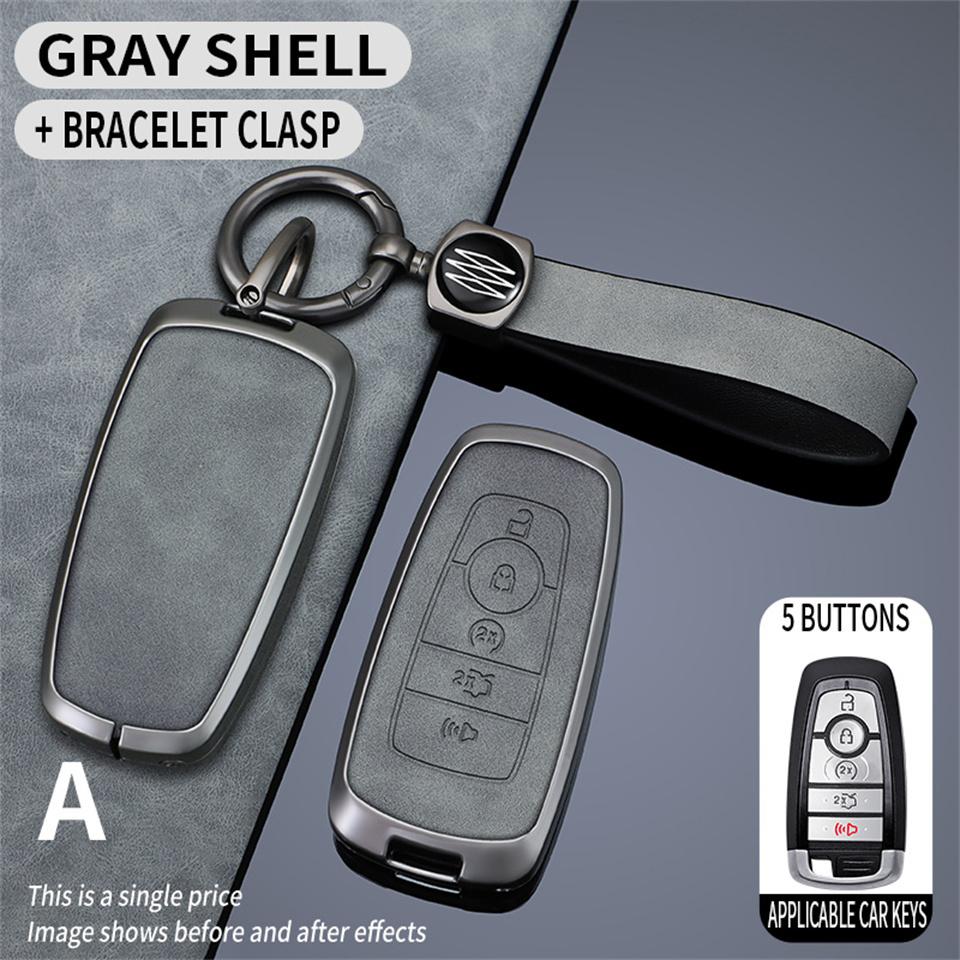 

Чохол для автомобільних ключів для Ford Fusion Mustang Explorer F150 Edge Mondeo Mk5 Focus Mk4 2019 2020 2021 Чохли Аксесуари Автомобільні стайлінги