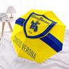 Wzór Hellas Verona FC, automatyczny składany parasol, przenośna i składana konstrukcja, 8 żeber, prezent na Boże Narodzenie lub urodziny.