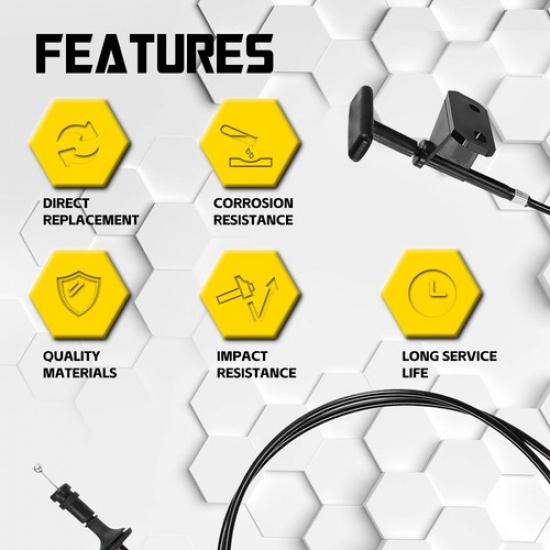 Lanko k odjištění kapoty pro Chevy GMC Pickup Truck 1980 1981 1982 -1991