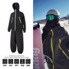Purple Windproof Waterproof Outdoor Skiing Jacket Pants Set Men Women Winter Hiking Snow Sports Gear