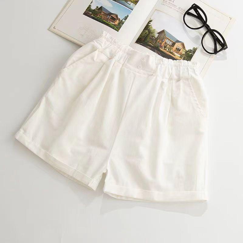

Girls Summer Stylish Hot Pants - Versatile Loose Fit Shorts for Middle and Big Kids with Skirt Detail. 110, height around 100 cm