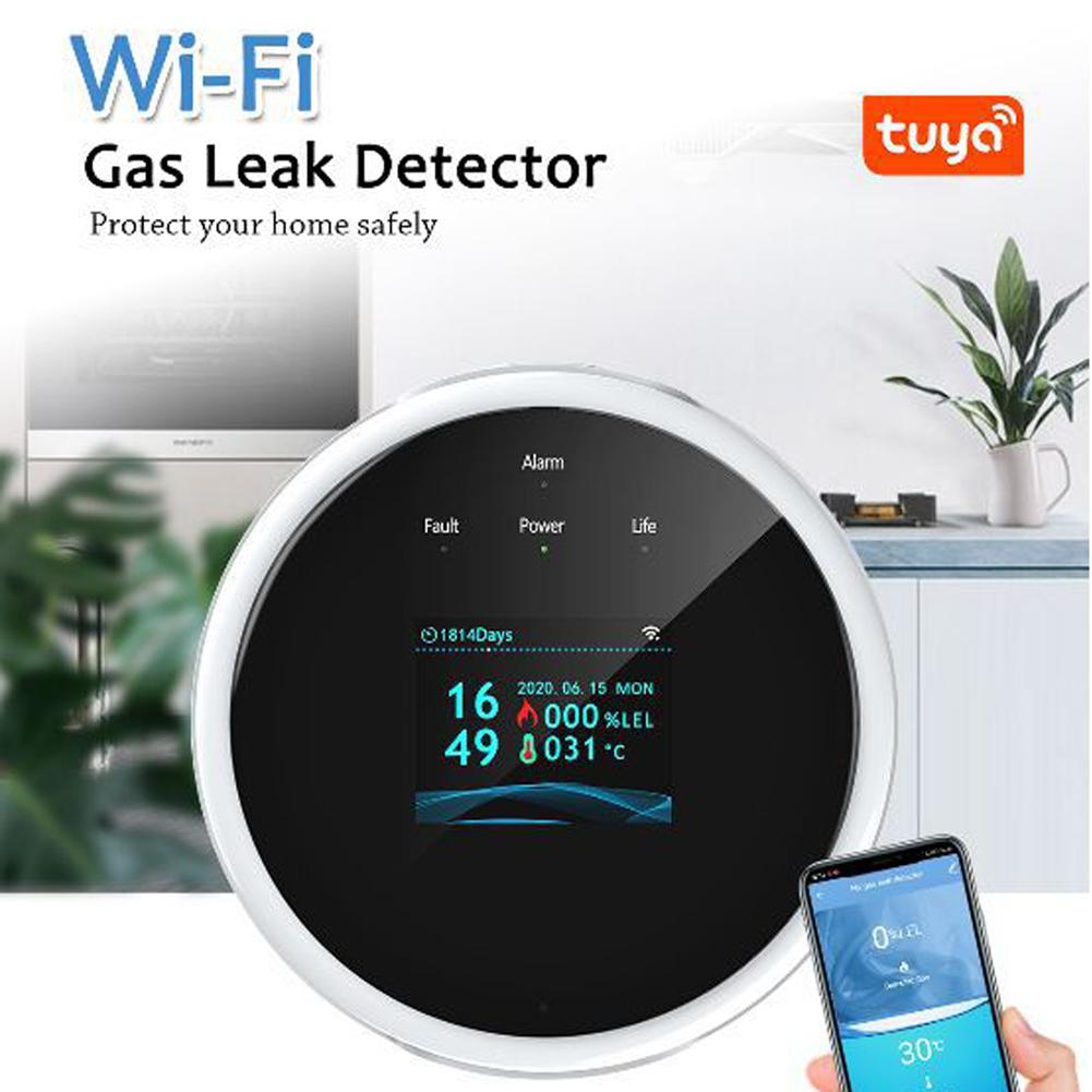 Wifi Natural Gas-Sensor Household Intelligent Combustible Gas-Alarm Detector Gas- age Sensor Compatible with      Assistant
