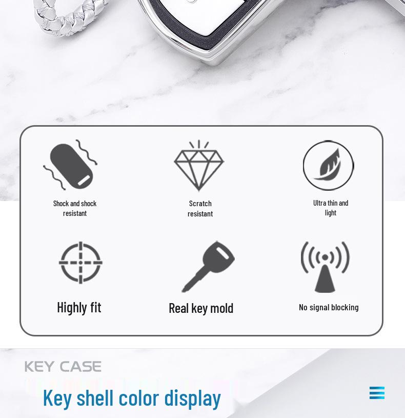 Volkswagen Key Case for Magotan B7 & Passat CC - Premium Half-Pack Design