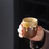 Creative Ceramic Cup Kung Fu Teacup Espresso Coffee Cup Tea Cup Coarse Pottery Cup Retro Teacup