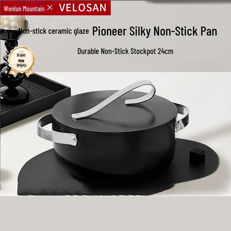 Velosan Ribbon Series Non-Stick Enamel Soup Pot