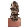 Synthetic Wavy Claw Clip In Hair Extension Pony Tail Heat Resistant Natural Wave False Hairpiece