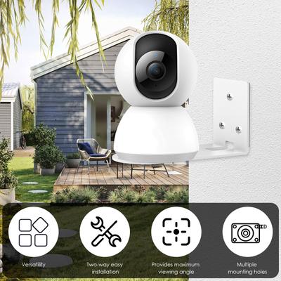 8Pc L Shape Bracket Wall Mount Universal Camera Iron Bracket Right Angle PTZ Version Camera Surveillance Bracket Steady Support