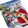 Diamantstickerei Weihnachtsmann Strasskunst 5D DIY Diamantmalerei Cartoon Weihnachtsdekorationen