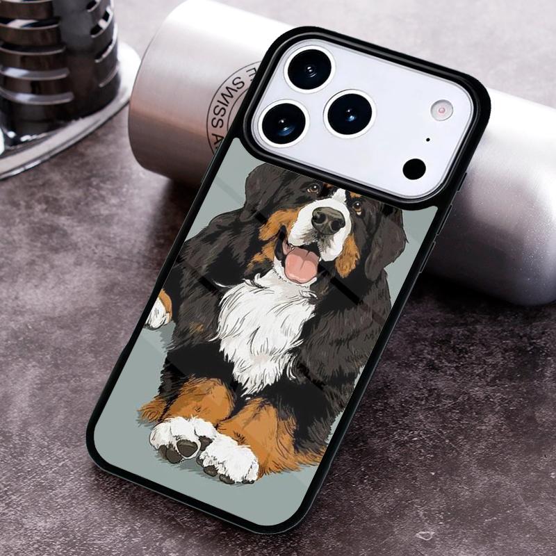 Berner Sennenhund Handyhülle Für iPhone 17 16 15 14 13 12 11 Pro Max Plus 17Air Weiche Silikonhülle