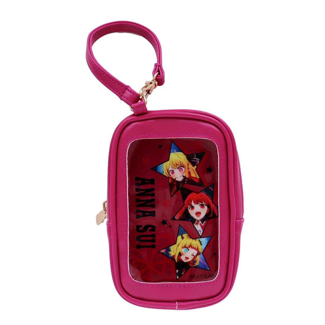 

no x ANNASUI Windowed New B Komachi Anna [Oshi Ko] Pouch, (Pink), Sui/Anna Sui, Women s, 000758-0003-01 розовый