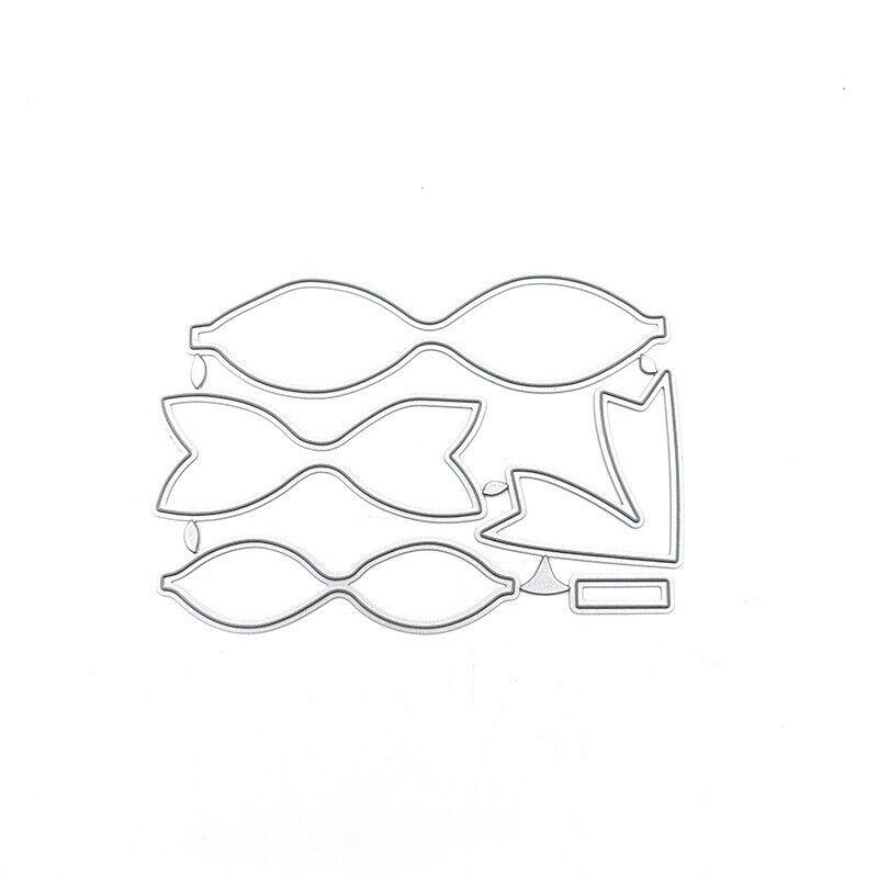 Bowknot Cutting Dies Metal Stencil DIY Scrapbooking Album Paper Card Embossing Craft Decor Art Die Cut Bow Frame