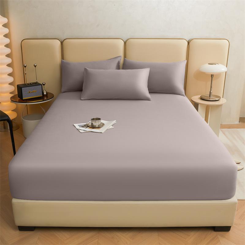 Новый тип А Длинноволокнистый хлопок Чистый хлопок Простыня на резинке Простыня на резинке из чистого хлопка Однотонная простыня на резинке Однотонная простыня на резинке 90x200cm Height 25cm