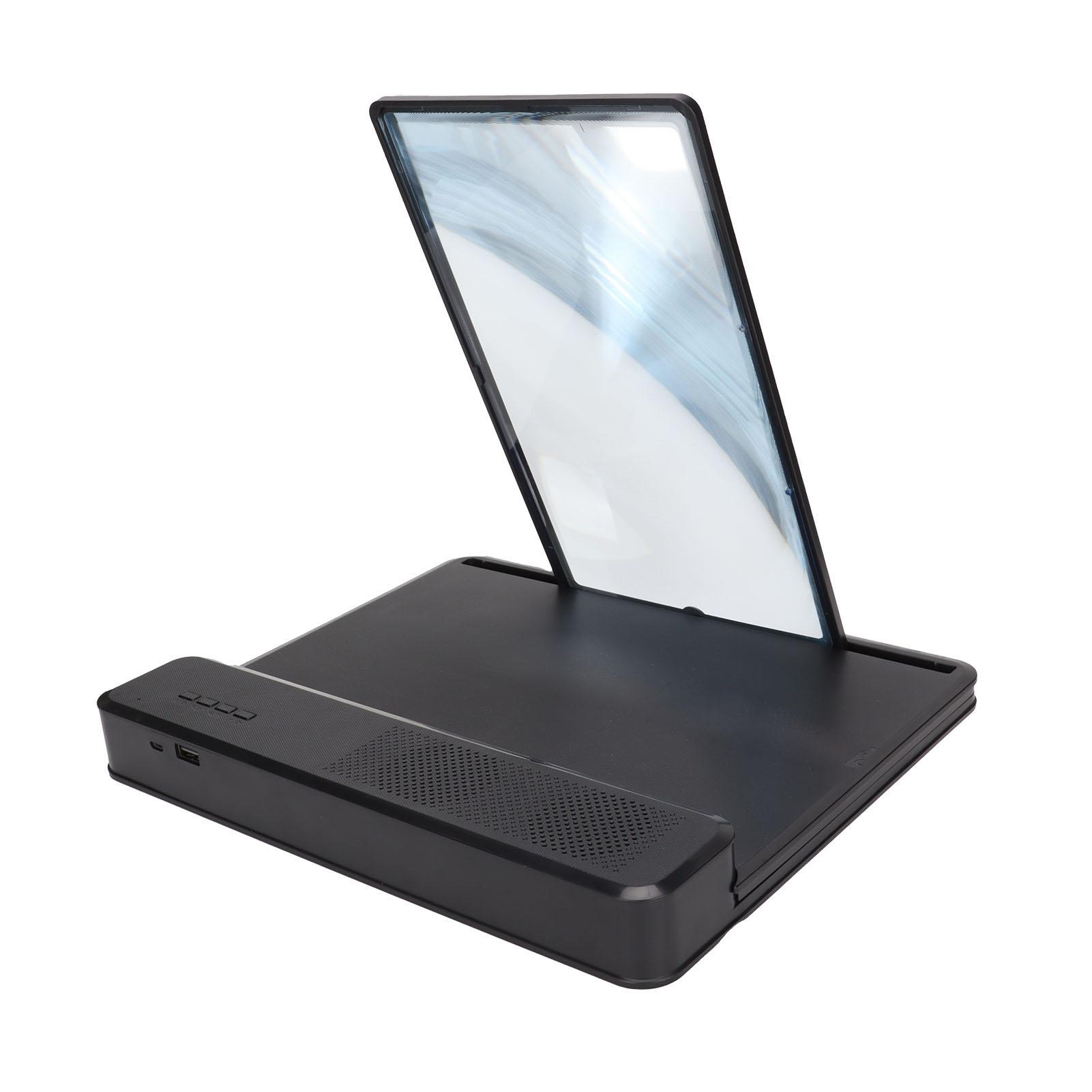 

J‑16 Bluetooth Speaker Phone Screen Maginifier 12 Inch Mobile Phone Screen Amplifier for Movies Videos and Gaming