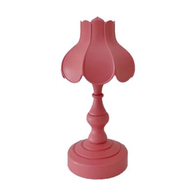 Desk Lamp Retro Lotus Leaf Ingenious Lovely 3 Light Sources Small Table Night Lamp for Girls
