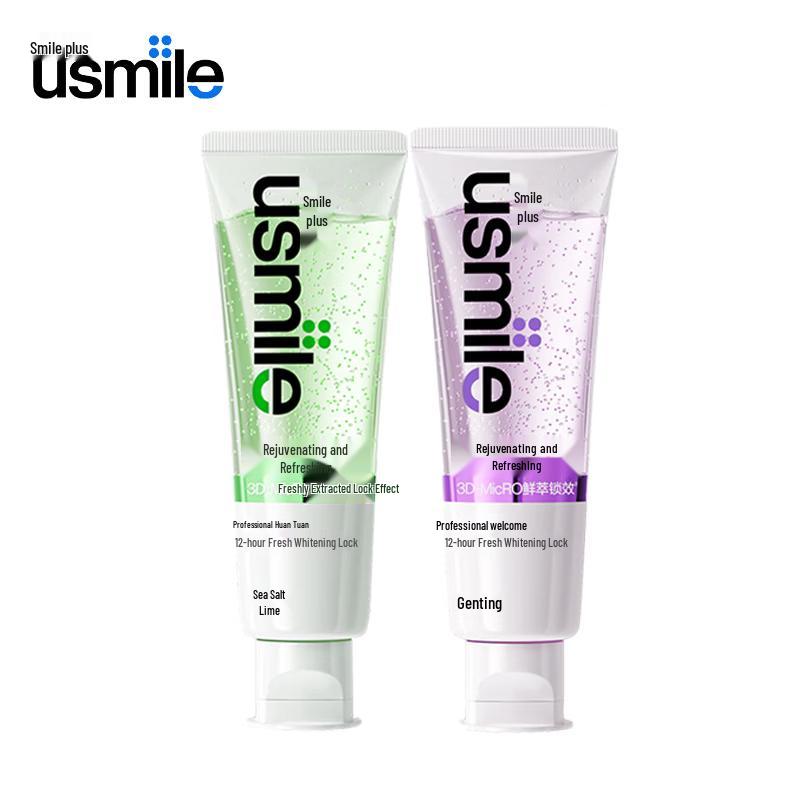 Usmile Whitening & Fresh Breath Toothpaste Twin Pack