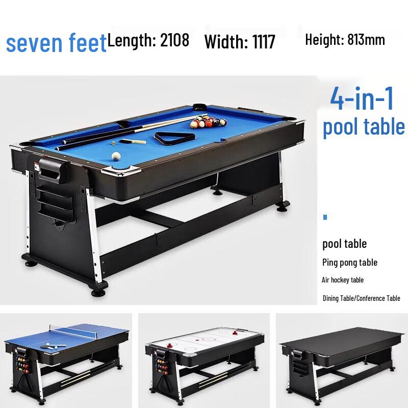 Fengqiying 7ft Multifunctional 4-in-1 Game & Conference Table