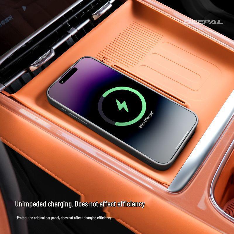 Compatible with 26 Deepal S07 Models: Center Console Silicone Storage Box Organizer for Car Interior Modification.