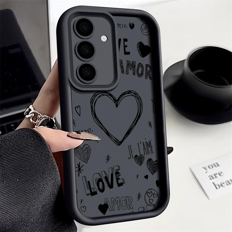 Kiss me Love Red Lips S24FE Phone Case For Samsung S25 S24 S23 Ultra 5G S22 S20 Plus S21 FE Cases Cover Galaxy S25Ultra Funda