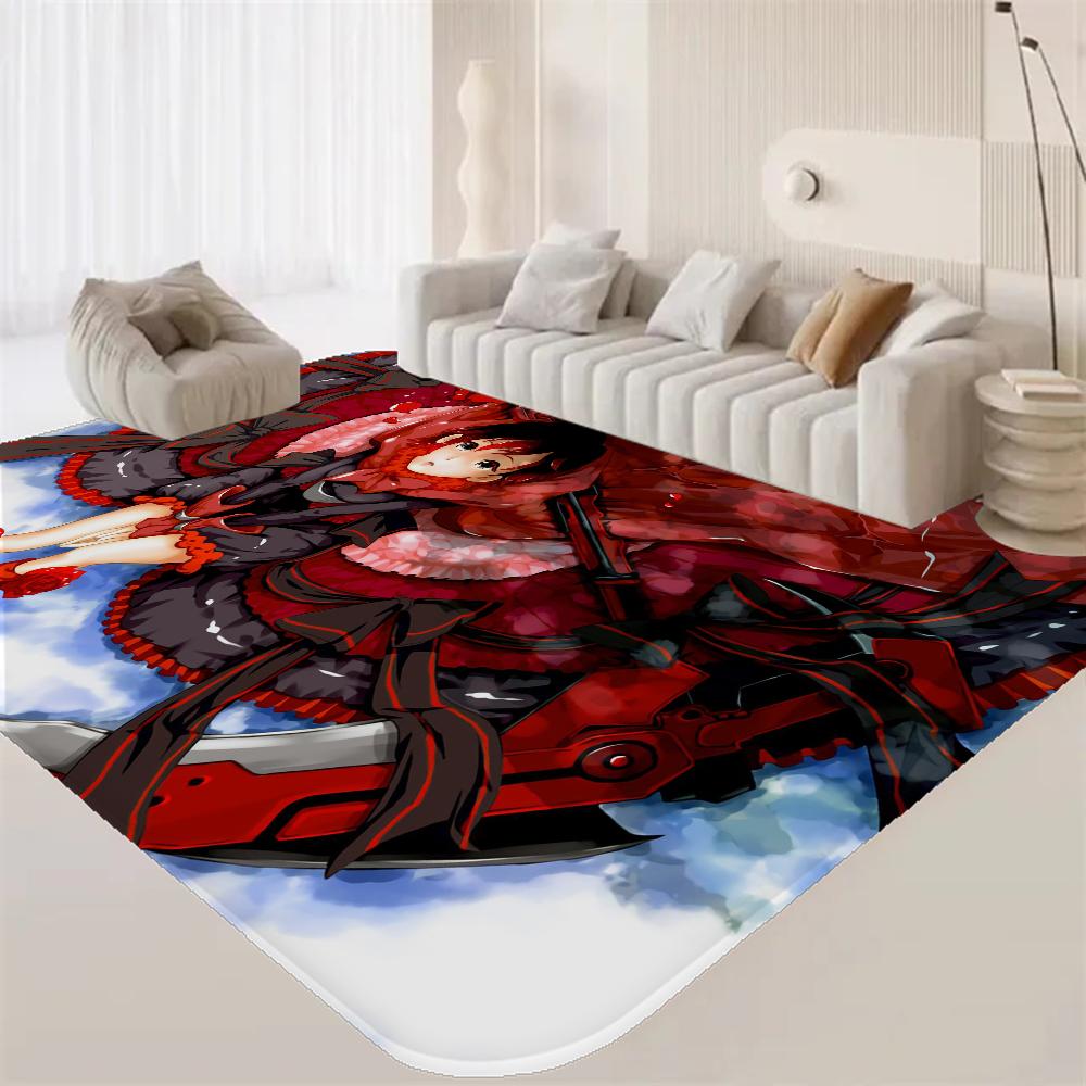Anime Characters R-RWBY Bathroom Mat INS Style Soft Bedroom Floor House Laundry Room Mat Anti-skid Welcome Doormat