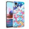Transparent Phone Case for Redmi 13C 12C 10C Note 13 12 11 11T K40 Gaming Plus Pro 4G 5G Soft TPU Cover Shell Cute Cloud Capas