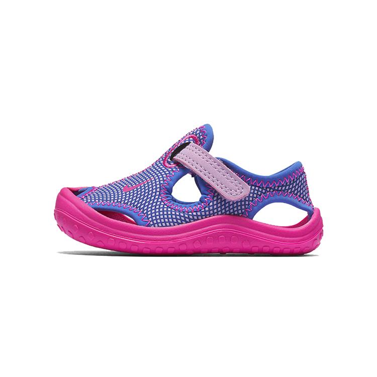 Nike Sunray Protect Slip Resistant And Breathable Toddler Shoes Blue Pink Infant And Toddler 903634-500 7C