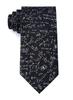 Men's Microfiber Mathematical Equation Novelty Tie, Black, One Size