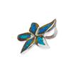 BreezyIsland Sterling Silver 925 Pendant [Stafish Opal] Wishing Upon a Star