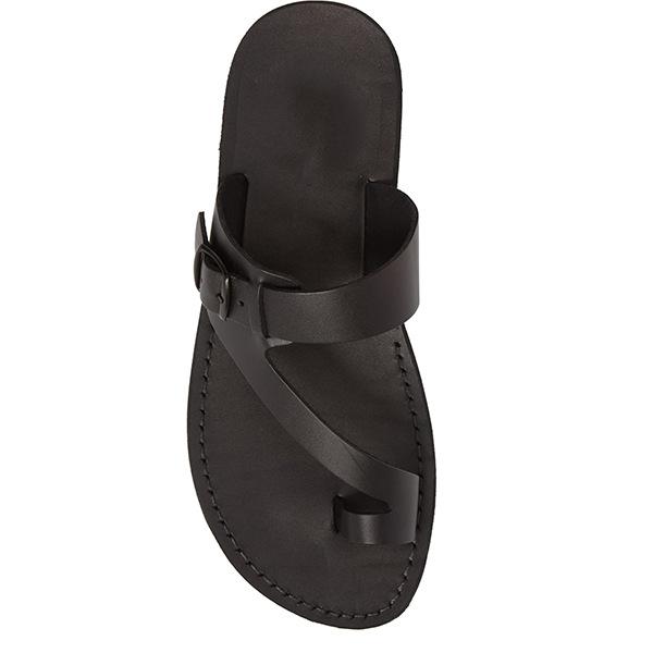 Flat Bottom Front And Rear Hollow Cover Toe Casual Versatile Men'S Large Size Single Shoes Sandals Men'S Slippers