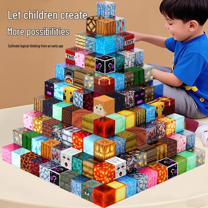 My Magnetic Cube World: DIY Assembly Magic Cube Building Blocks