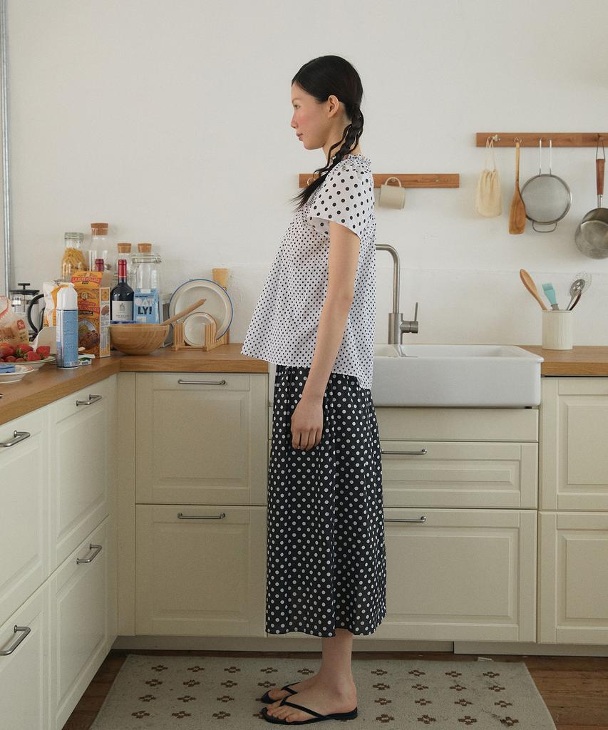 Double Quartz Mui Smoking Skirt (Dot)