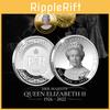 Fantastisk Platinajubileumsmedaljmynt för Drottning Elizabeth II Ett Måste för Souvenirer