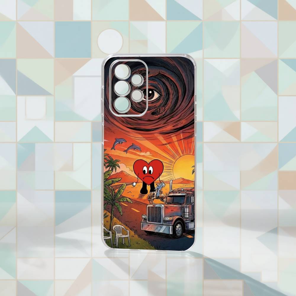 Bad B-bunny F-fondo Phone Case For Samsung S25,S24,S21,S22,S23,S30,Ultra,S20,Plus,Fe Transparent Cover