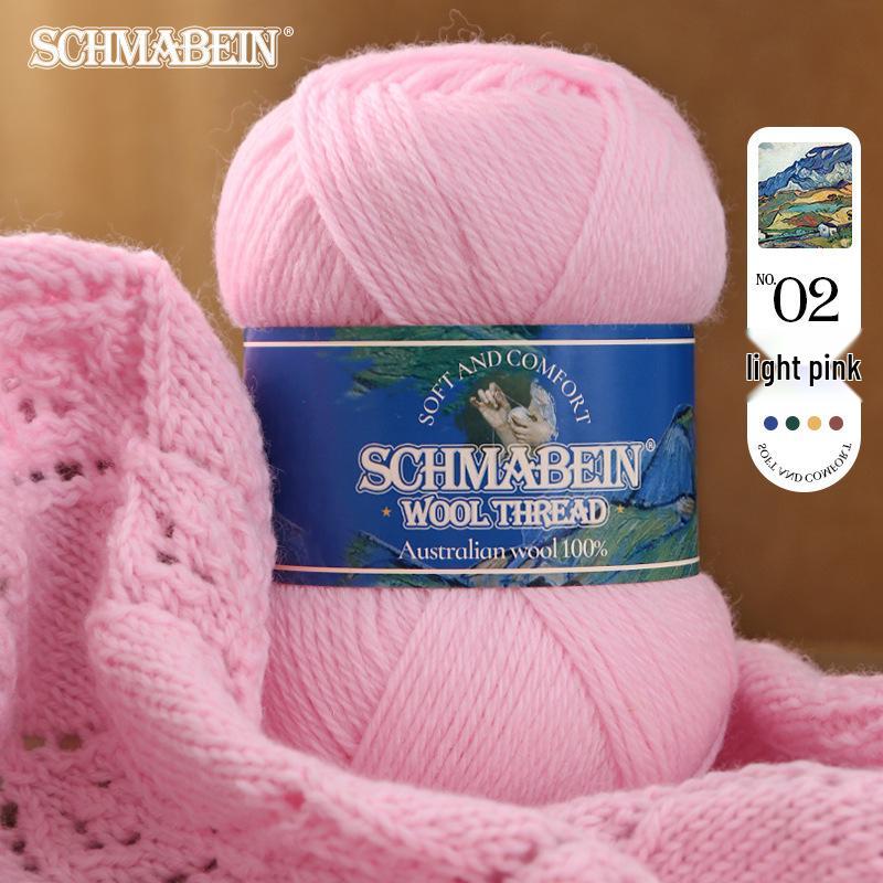 Medium-Thick Hand-Knitted Wool Yarn: Perfect for Sweaters, Cardigans, Scarves, and Felted Bags