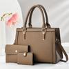 New Spliced Pressed Flower Bag Three-piece Set of High Appearance Level Macaron Shoulder Bag Crossbody Bag Send Mother Bag