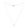 Minimal Heart Pendant 04 Slim Surgical Steel Chain Necklace (C2501-AN857_SV)