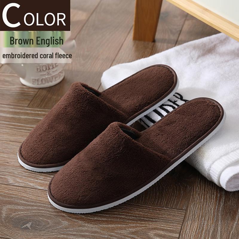 Disposable Coral Slippers for Hotels, B&Bs, Aviation, and Beauty Salons