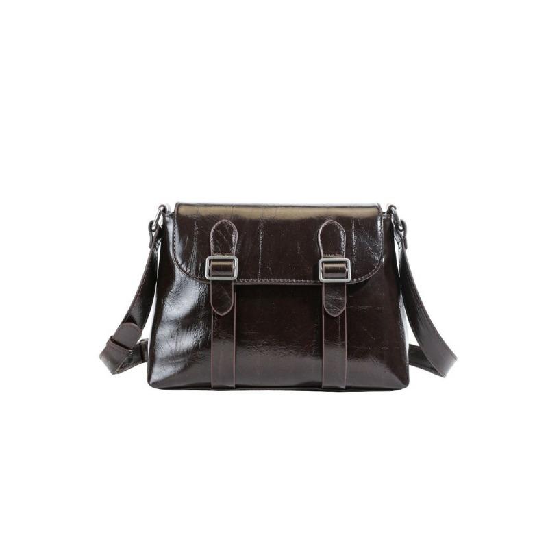 Retro simple women's messenger bag autumn and winter new large-capacity fashionable commuter shoulder bag