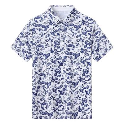 MoFiz Men's Short Sleeve Summer Polo Shirt, Plus Sizes Available, Golf, Stylish, Casual, Fold-Over Collar, Soft, Moisture-Wicking, Quick-Drying, Breat