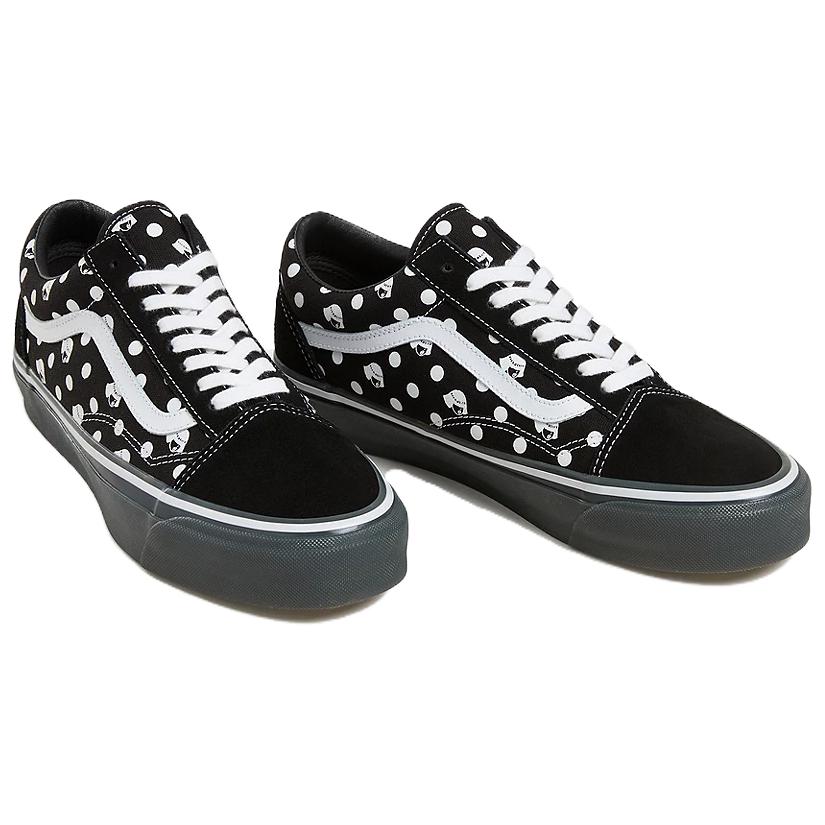 Vans Papergirl X  Old Skool Series LX Fashion Low-Top Skate Shoes Unisex Sneakers Black White VN000CXTMCG