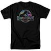 Jurassic Park Prehistoric Groove T-shirt Mens Licensed Dinosaur Movie Tee Black