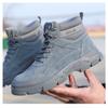 High-top Labor Insurance Shoes Steel Bag Head Electric Welding Shoes Anti-smashing and Anti-piercing Safety Work Shoes