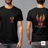 Phoenix T-shirt Rebirth Graphic Tee Fire Bird Shirt Strength Symbol Unisex Mythical Bird Top