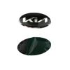 6x3.3cm Car Steering Wheel Center Emblem Badge Sticker for KIA Stinger Sportage KX3 Ceed K7 K5 K3 R Forte Rio Soul Accessories