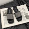 Summer Weave Women Beach Slippers Concise Open Toe Slide Ladies Outdoor Comfort Soft Sole Sandalias