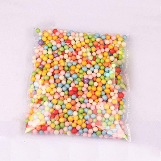 Assorted Colors Craft Foam Filler Foam Mini Beads Kids DIY Jewelry Bead Balls