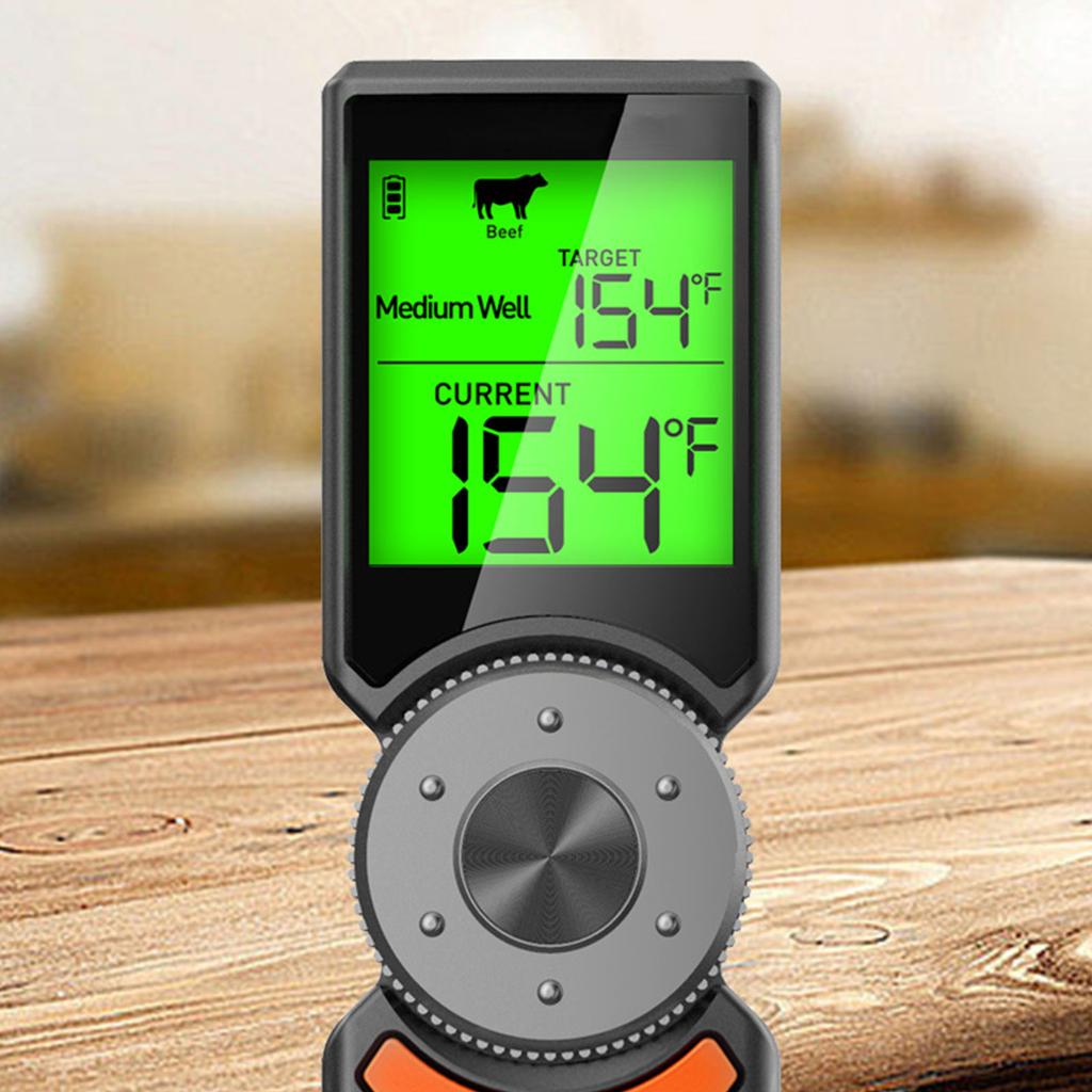 Meat Thermometer with Stainless Probe Waterproof Food Thermometer for Cooking Baking Liquid Candy Grilling BBQ Air Fryer